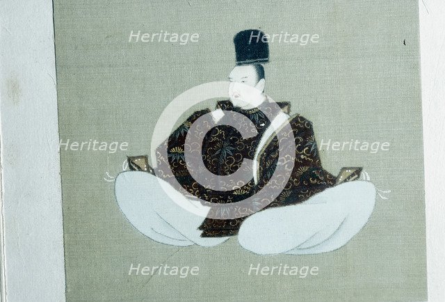 A seated dignitary, Japanese painting. Artist: Unknown