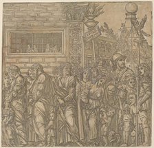 The Triumph of Julius Caesar, 1599. Creator: Andrea Andreani.