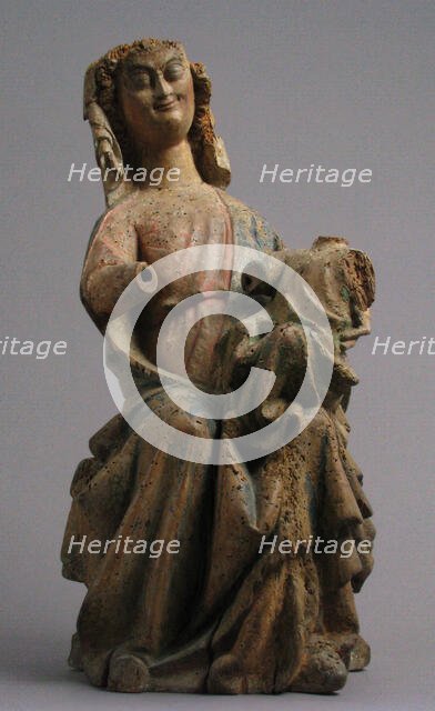 Virgin and Child, East French or German, ca. 1275-1325. Creator: Unknown.