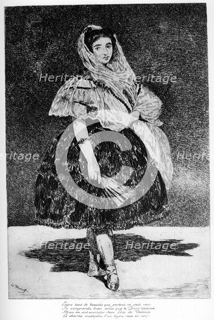 'Lola de Valence', c1850-1880 (1924). Artist: Edouard Manet