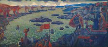 Ready for the Campaign (The Varangian Sea), 1910. Artist: Roerich, Nicholas (1874-1947)