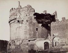 Tomb of Cecilia Metella, Rome, c1860. Creators: Gioacchino Altobelli, Pompeo Molins, Altobelli & Molins.