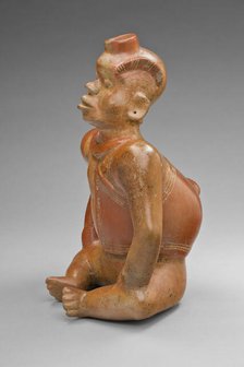 Vessel in the Form of a Seated Hunchback, 100 B.C./A.D. 250. Creator: Unknown.