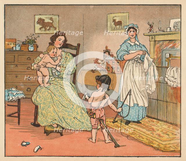 'Bye, Baby Bunting', 1882. Creator: Randolph Caldecott.