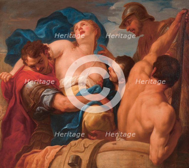 The Rape of Helen, ca. 1695. Creator: Molinari, Antonio (1655-1704).