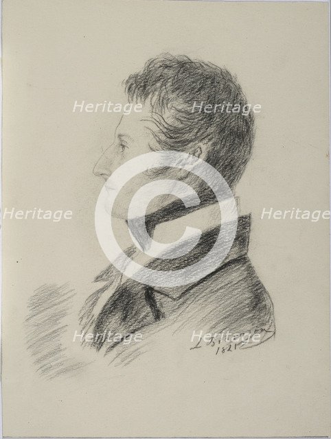 Portrait of Count Matvey Yuryevich Vilyegorsky (1794-1866), 1821. Artist: Bramson, Ludwig (Leo) (?-1853)