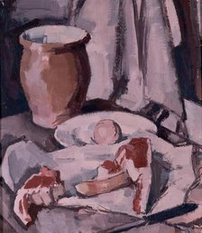 Chops, 1925-1930. Creator: Samuel John Peploe.