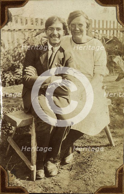 Outside the House, 1925. Creator: Unknown.