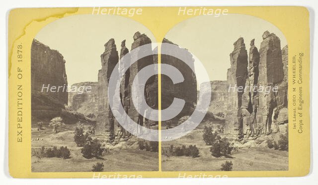 Camp Beauty, Cañon de Chelle..., 1873. Creator: Tim O'Sullivan.