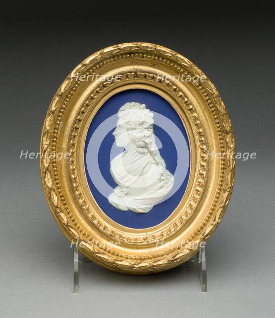 Plaque with Portrait of Mrs. William Eden, Lady Auckland, Burslem, c. 1789. Creator: Wedgwood.