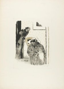 Siesta, from the first album of L'Estampe originale, 1893. Creator: Edouard Vuillard.