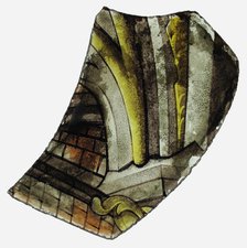 Glass Fragment, European, late 15th century. Creator: Unknown.