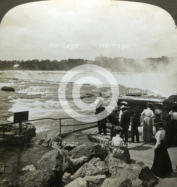 Terrapin Point, Goat Island, Niagara Falls, USA.Artist: HC White