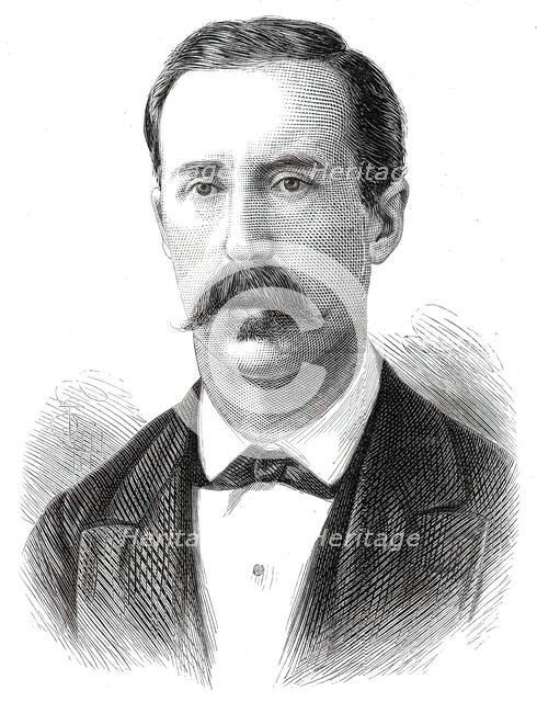 The late M. Jules Paul Moulin, Frnech Consul at Salonica, 1876. Creator: Unknown.