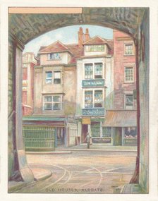 'Old Houses, Aldgate', 1929. Artist: Unknown.