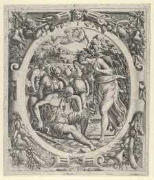 The Death of Adonis, 1535-55. Creator: Jean Mignon.