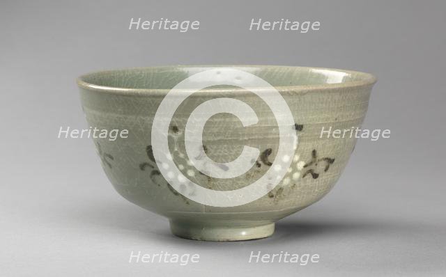 Bowl with Chrysanthemum Design, 1200s. Creator: Unknown.