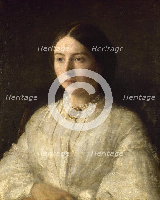 Portrait de Mme Edwin Edwards, between 1861 and 1864. Creator: Henri Fantin-Latour.