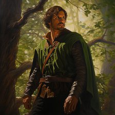 AI IMAGE - Illustration of Robin Hood, 2023. Creator: Heritage Images.