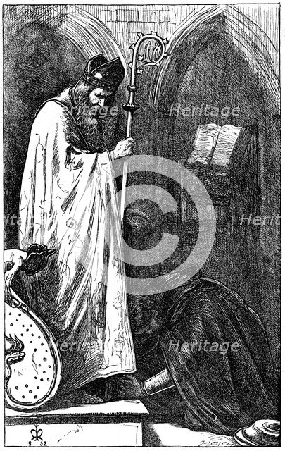 'The Bishop and the Knight', 1862.  Artist: John Everett Millais