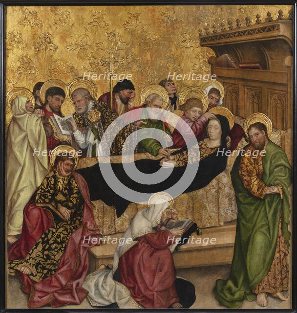 Dormitio Virginis (The Dormition of the Virgin), c1470. Creator: Lonhy; Antoine de (active 1446-1490).