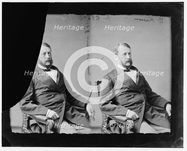 John Adam Kasson of Iowa, 1865-1880. Creator: Unknown.