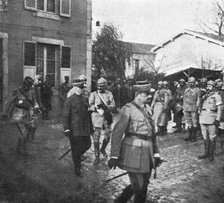 'M. Poincare a Verdun; avant la remise des decorations', 1916. Creator: Unknown.