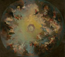 The Assumption of the Virgin Mary. Sketch for the Dome Fresco in the Cathedral in Vác, 1770-1780. Creator: Circle of Franz Anton Maulbertsch.