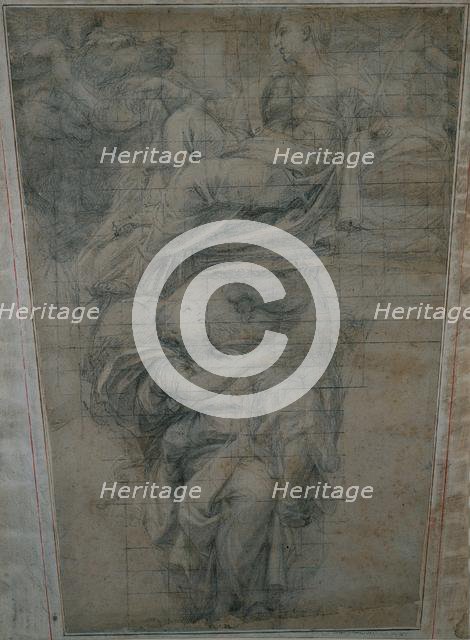 Temperance, 1628-1630. Creator: Domenichino (Italian, 1581-1641).