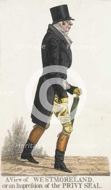 'A View of Westmoreland, or an Impression of the Privy Seal', 1821. Artist: Richard Dighton