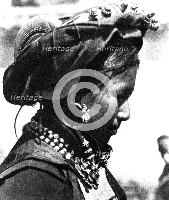 Tibetan woman, 1938. Artist: Unknown