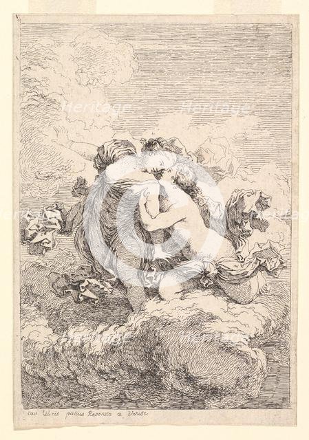 Mythological Scene, possibly Diana Seducing Callisto, ca. 1764. Creator: Jean-Honore Fragonard.