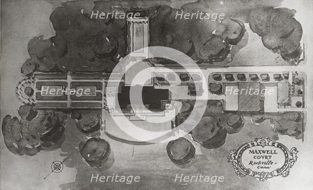 "Maxwell Court, Rockville, Connecticut", between 1915 and 1925. Creator: Frances Benjamin Johnston.