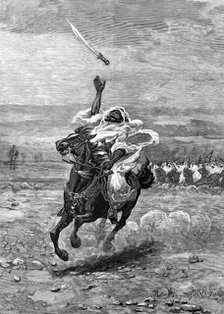 Exultation, drawn by S. Berkley, 1883. Creator: Eugène Froment.