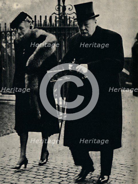 'At the Duke of Connaught's Funeral', January 1942, (1945). Creator: Unknown.