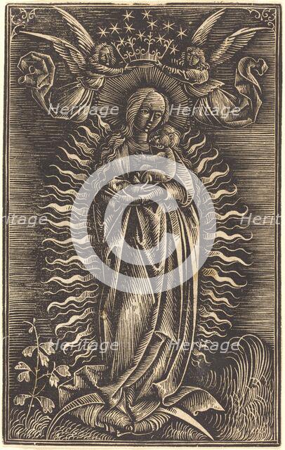 The Virgin Crowned by Two Angels, c. 1500. Creator: Unknown.