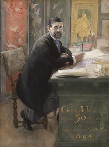 Gustaf Upmark, director of the Nationalmuseum, 1894. Creator: Carl Larsson.