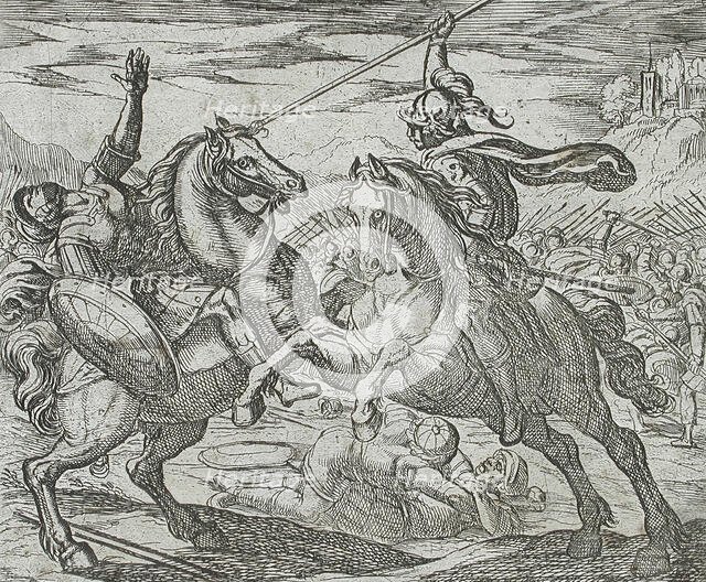 The Age of Iron, published 1606. Creators: Antonio Tempesta, Wilhelm Janson.