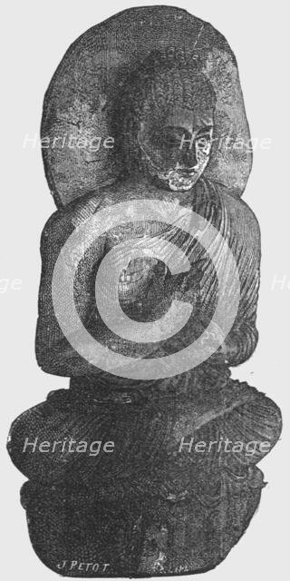 'Idol of an Indian Temple; Notes on the Ancient Temples of India', 1875. Creator: Unknown.