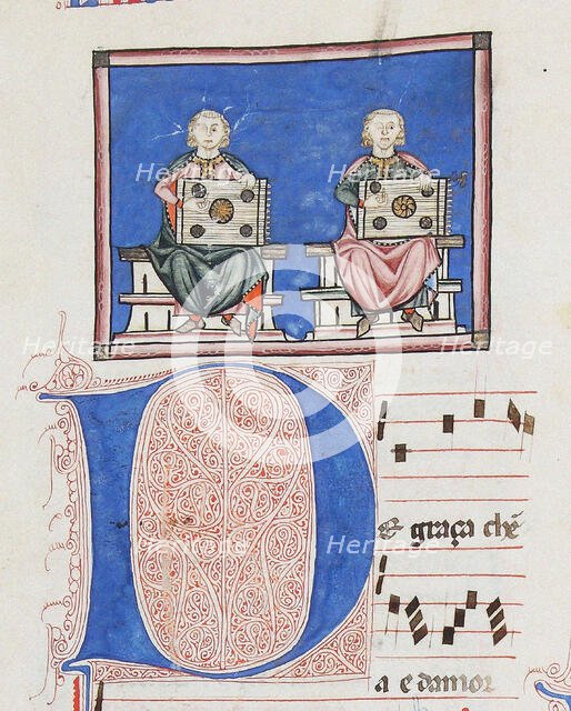 Illustration from the codex of the Cantigas de Santa Maria, c. 1280. Creator: Anonymous.