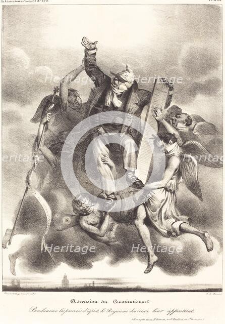 Ascension du Constitutionnel, 1830/1835. Creator: Aubert.