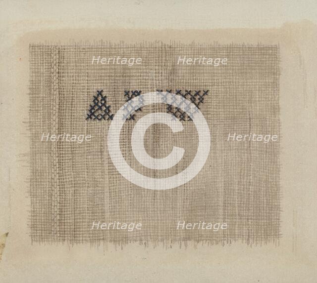 Shaker Tow or Garden Sheet, 1935/1942. Creator: Elizabeth Moutal.