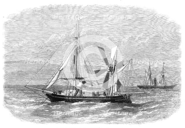 The City of Ragusa, two tons burden, now crossing the Atlantic, 1870. Creator: Unknown.