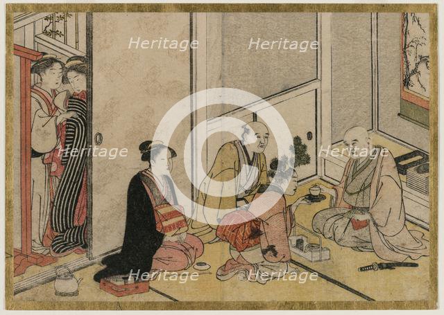 Interior Scene. Creator: Katsukawa Shunsho (Japanese, 1726-1792).