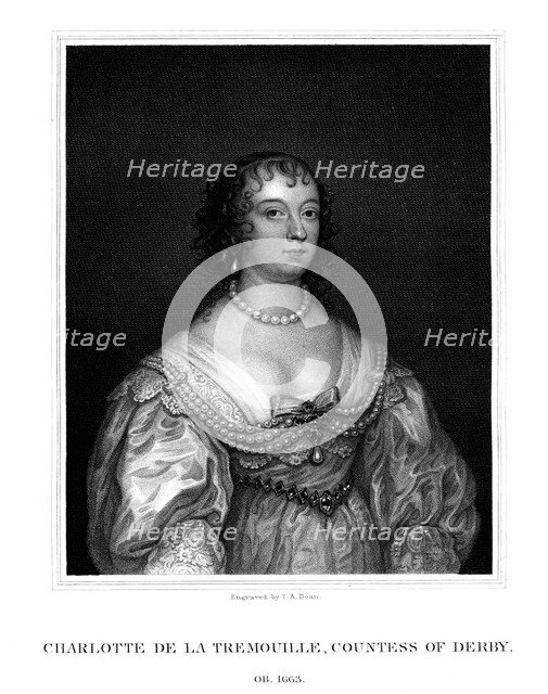 Charlotte Stanley, Countess of Derby, (1825).Artist: TA Dean