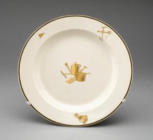 Plate, Burslem, c. 1775. Creator: Wedgwood.