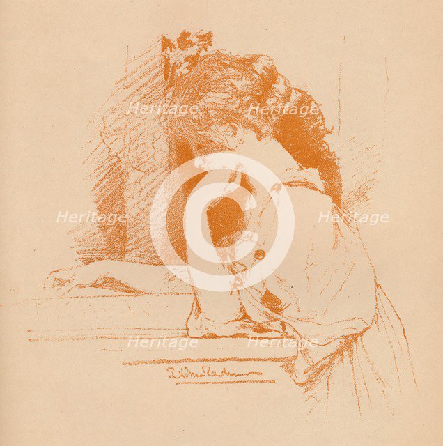 'Sketch of A Girl', c1885, (1896). Artist: Sir Lawrence Alma-Tadema.