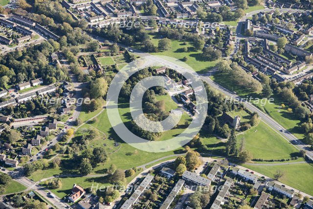 Church of Our Lady of Fatima, built 1958-60 to the designs of Gerard Goalen, Harlow, Essex, 2018. Creator: Damian Grady.
