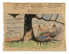 Tahitians Fishing, 1891/93. Creator: Paul Gauguin.