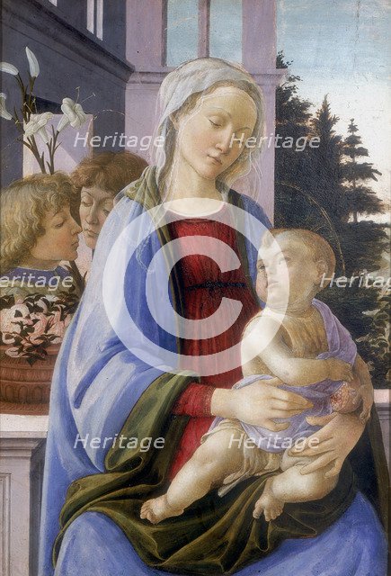 'The Virgin and Child with Two Angels', 1472-1475. Artist: Filippino Lippi
